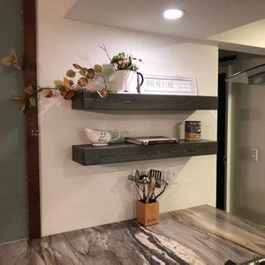 Deep Floating Shelves, Living Room Shelves, Floating Kitchen Shelves ...