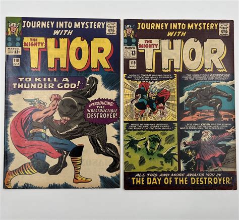 Journey Into Mystery F Vf The Mighty Thor St App Destroyer