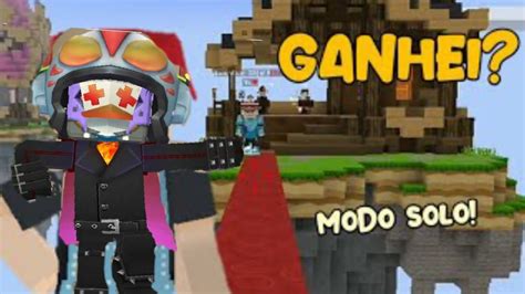 Jogando Bed Wars No Blockman Go No Modo Solo YouTube