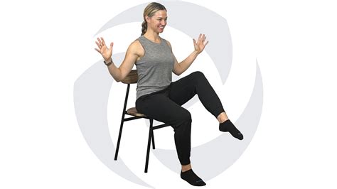 Seated Strength and Cardio Chair Workout for Quads, Hamstrings, and ...