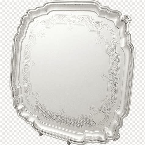 Vajilla de plata bandeja vaso rectángulo plato png PNGWing