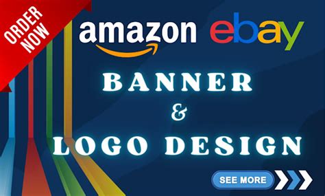 design amazon hero image ebay store billboard banner  logo design