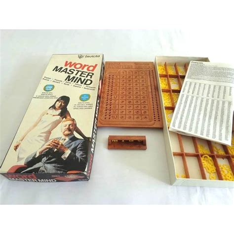 Word Mastermind Jeu Invicta 1975 jouets rétro jeux de société