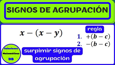 Como Suprimir O Eliminar Signos De Agrupaci N En Una Expresi N