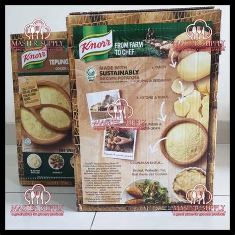 Jual Knorr Potato Flakes 4 Kg Knor Tepung Kentang Halal Best Seller