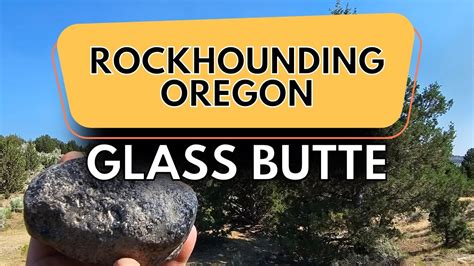 Rockhounding Oregon Glass Butte Youtube