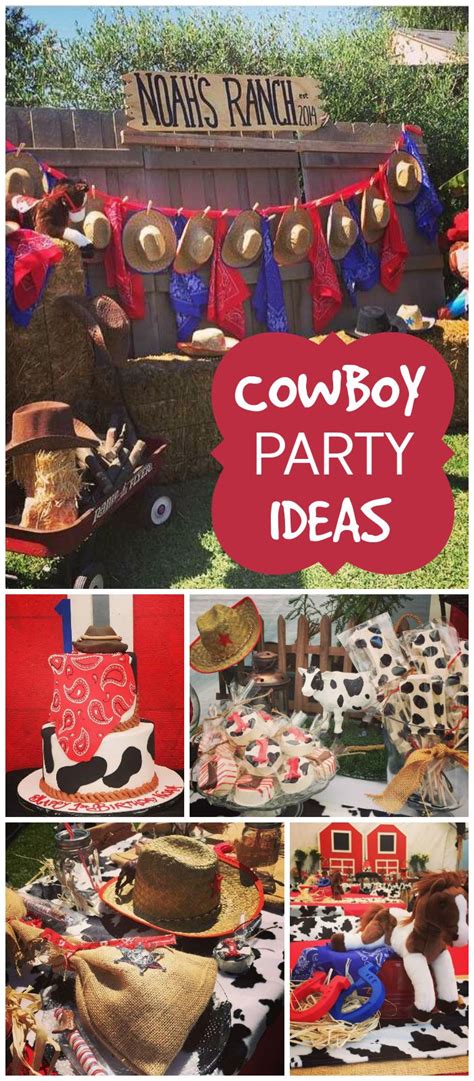 Western Cowboy Birthday 1st Birthday Bash At Noahs Ranch Cowboys