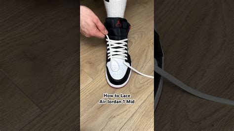 How To Lace Air Jordan Mids Jordans Asmr Sneakers Tutorial