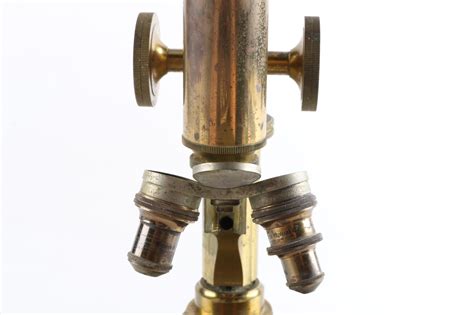 Bausch And Lomb Optical Co Brass Microscope Ebth