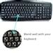 Pcs Hebrew Keyboard Stickers Waterproof Replacement Computer Laptop