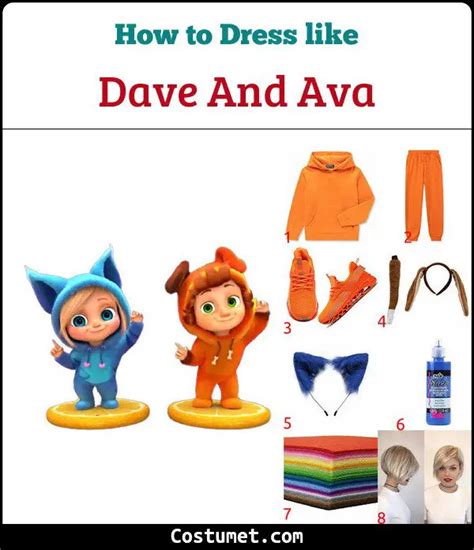 Dave and Ava Costume for Halloween