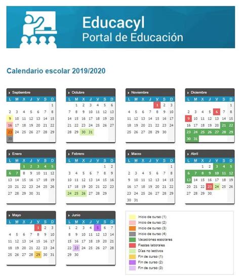 Calendario Escolar En Castilla Y Le N