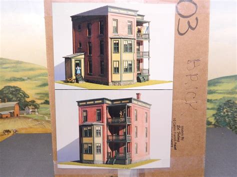 Ho Kit Vintage Hydrocal Ed Fulasz Story Boarding Tenement