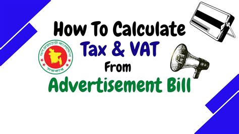 How To Calculate Tax And Vat On Advertisement Bill Fm Skill Sharing