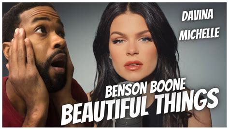 Benson Boone Beautiful Things Cover By Davina Michelle Reaction