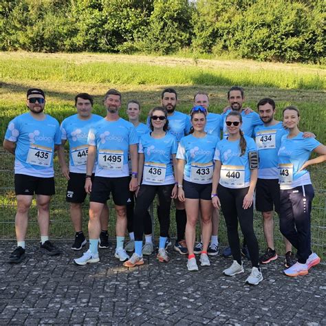 Eology Team Gl Nzt Beim Wue Run Firmenlauf In W Rzburg