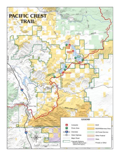 Pacific Crest Trail Southern Oregon Map Ubicaciondepersonas Cdmx Gob Mx