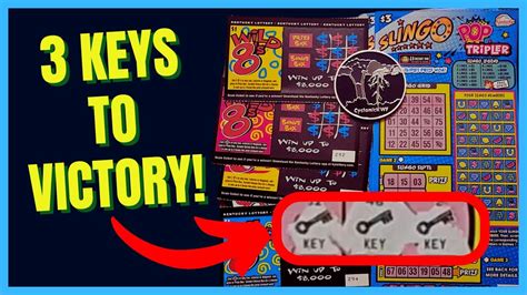 3 Keys To Victory Wild 8s And Slingo Kentucky Lottery Tickets