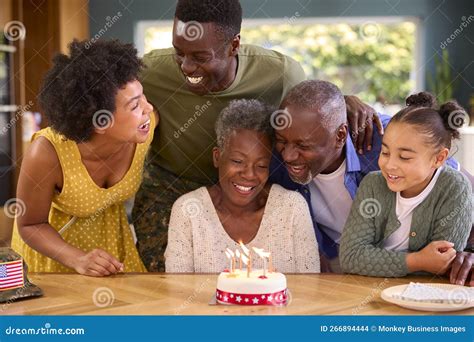 father celebrating  birthday   son royalty  stock image
