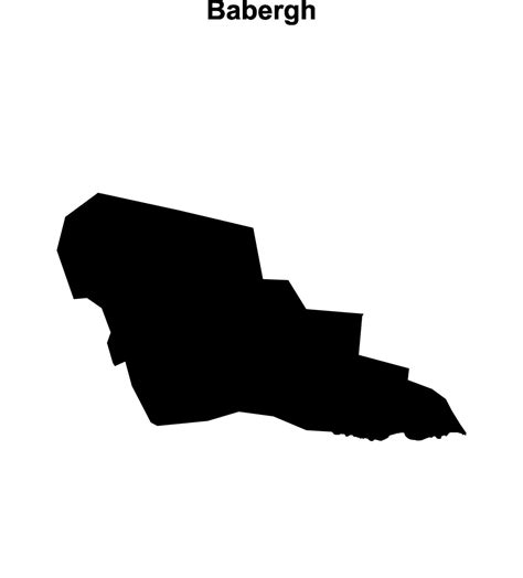 Babergh blank outline map 52088076 Vector Art at Vecteezy