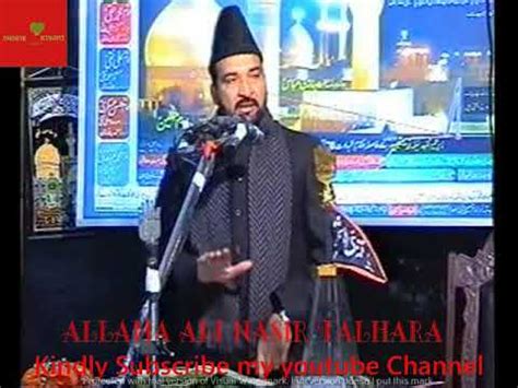 Allama Ali Nasir Talhara Muharram Youtube