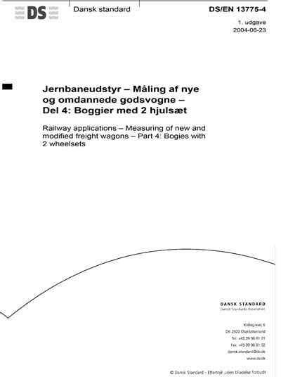 DS EN 13775 4 2004 Railway Applications Measuring Of New And