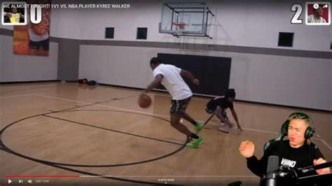 RYAN GOT HIS ANKLES SNATCHED Reacting To Ryan Vs Kyree Walker In 1v1