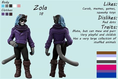 Ref Sheet For My Sona But Made With Hero Forge Because I Can’t Draw R Furry