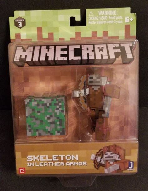 Minecraft Skeleton in Leather Armor Pack 1 Figure | #1931408415