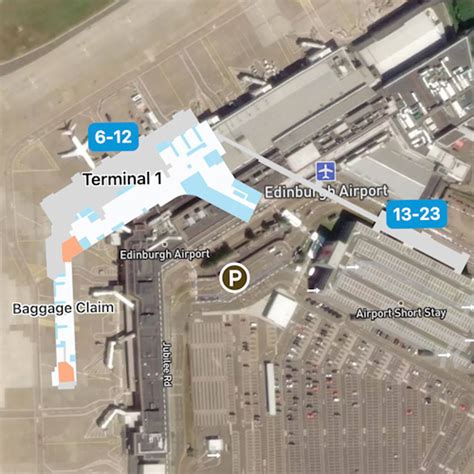 Edinburgh Airport Map | EDI Terminal Guide