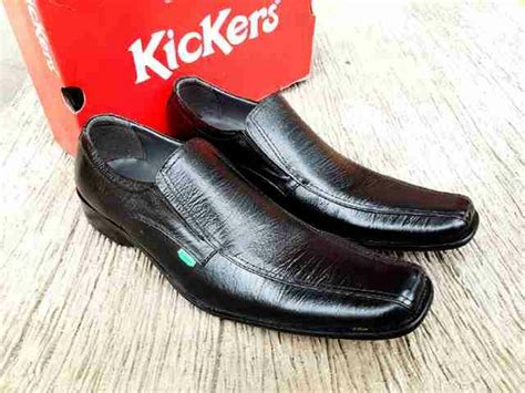 Jual SEPATU KICKERA PANTOFEL LOW KULIT ASLI SEPATU PRIA FORMAL KERJA