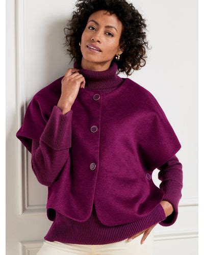 Purple Talbots Jackets For Women Lyst