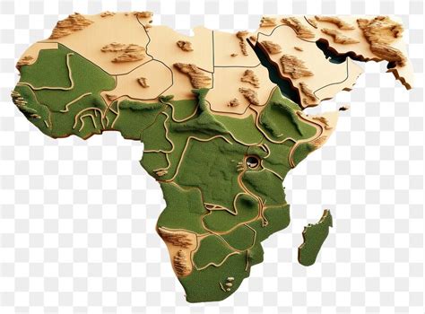 PNG Africa Map Topography Diagram Premium PNG Rawpixel