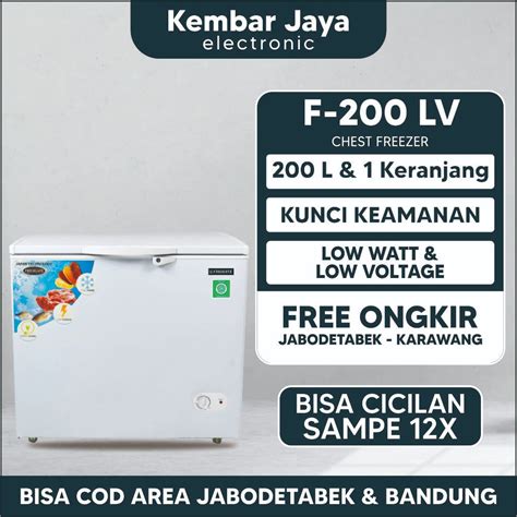 Jual Frigigate F Lv Chest Freezer Frozen Food Shopee Indonesia