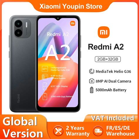 Xiaomi Redmi A Global Version Mtk Helio G Mobile Phone