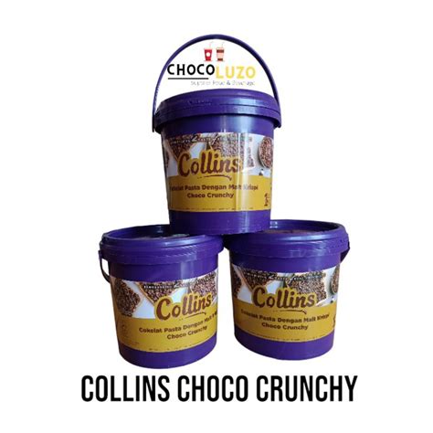 Jual Collins Coklat Pasta Dengan Malt Krispy Choco Crunchy 1kg Shopee