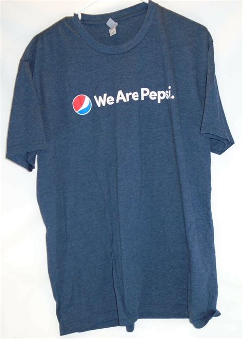 Next Level Navy Blue Pepsi Logo We Are Pepsi T Shirt Gem