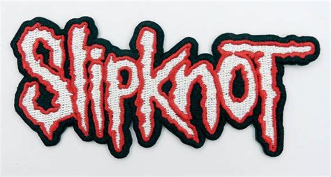 Slipknot Logo Red Embroidered Patch