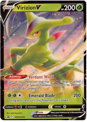 Virizion V - Sword & Shield Promos #295 Pokemon Card