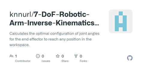 Github Knnurl7 Dof Robotic Arm Inverse Kinematics With Neural