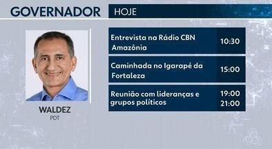 Bom Dia Amaz Nia Ap Confira A Agenda De Compromissos Dos Candidatos