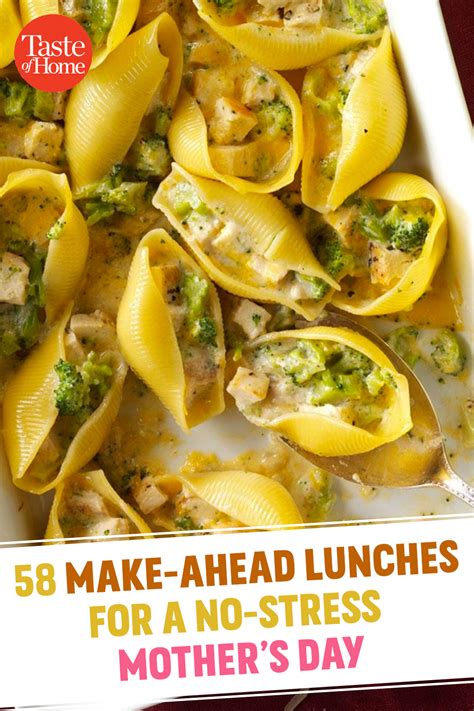 Mother S Day Lunch Recipes She Ll Love Make Ahead Lunches Lunch