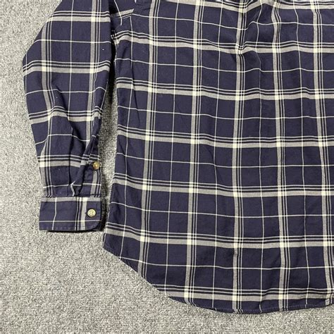 Polo Ralph Lauren Plaid Flannel Shirt Men Size Medium Gem