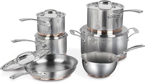 Cuisinart 11 Piece Five Ply Stainless Steel Pots And Pans Set 89fb