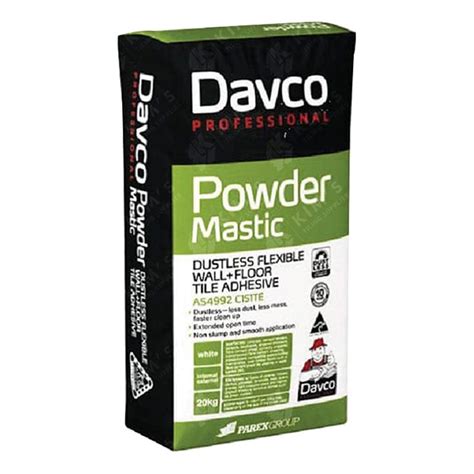 SIKA DAVCO Powder Mastic Dustless 20Kg Kims Tiling Supplies