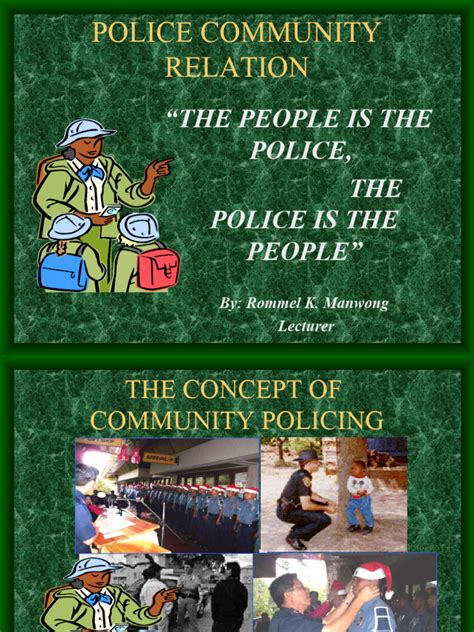 Police Community Relation Pdf Community Policing Police