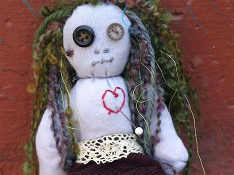 Voodoo Doll Sewing Pattern Voodoo Doll Pincushion Make Diy Voodoo