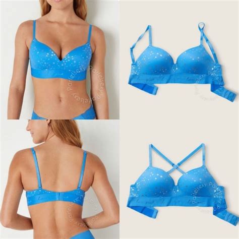 Jual Victoria Secret Pink Wear Everywhere Wireless Bra Push Up Level 1