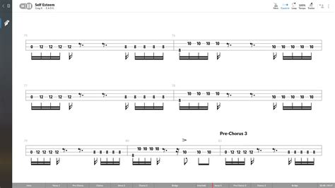 The Offspring Self Esteem Bass Tab Play Along Youtube