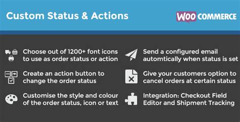 Woocommerce Order Status Actions Manager